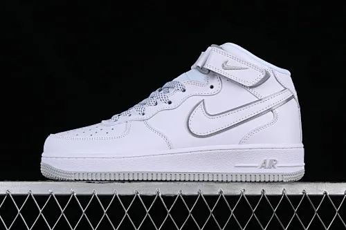 All Categories Nk Air Force 1 Air Force Series Nk Air Force 1 Mid Air Force Mid Nk Air Force 1'07 Mid Beige Silver Stars Air Force One Mid Casual Sneakers WP5623-836